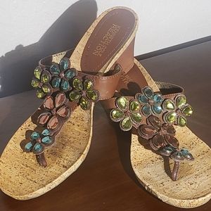Kenneth Cole Reaction Jewel Thong Sandals